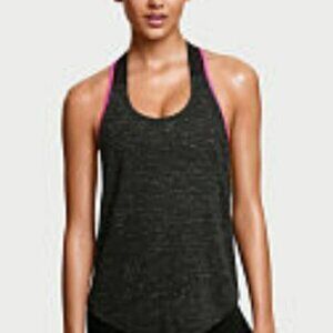 Victoria's Secret Tank XS Racerback Black yoga